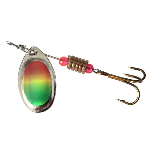 10pcs Mixed Colors Metal Hooks Spoon Sequins Spinner Bait, Fishing