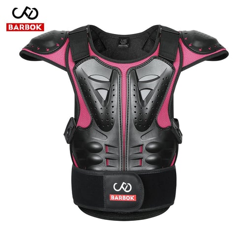 Kids MTB Cycling Body Armor Vest Shockproof Bike Ride Chest Back Protector  Gear