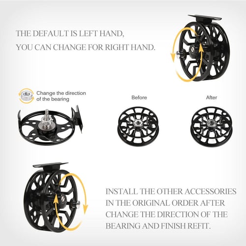 Aluminum Alloy Fly Fishing Reel 3/4 / 5/6 / 7/8 Weight 2+1 Ball Bearing -  buy Aluminum Alloy Fly Fishing Reel 3/4 / 5/6 / 7/8 Weight 2+1 Ball  Bearing: prices, reviews