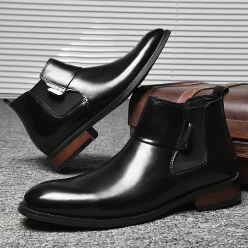 Mens designer dress sales boots