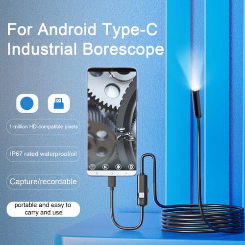  Endoscope Camera with Light, 1920P Inspection Camera