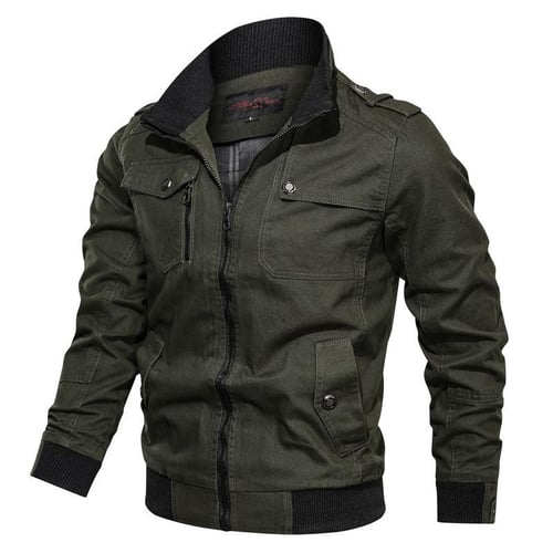 Zipper cotton jacket - Men