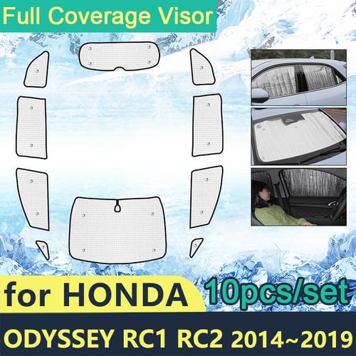 Full Cover Sunshades For Honda Odyssey RC1 RC2 2014~ Car Sun Protection  Windshields Side Window Visor Shaby Accessories - buy Full Cover Sunshades  For Honda Odyssey RC1 RC2 2014~ Car Sun Protection