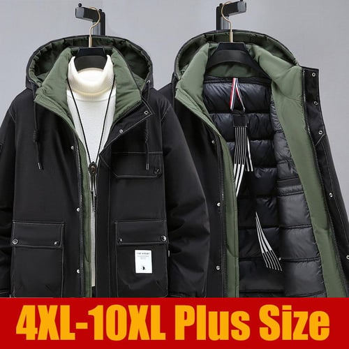 Men's Plus Size Puffer Jackets, Large Sizes Up To 4XL