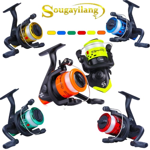 Fishing Spinning Reels Light and Smooth Spinning with Interchangeable  Collapsible Handle for Freshwater Saltwater 5000 Series