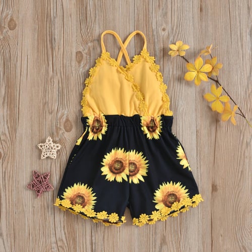 Sunflower sales baby romper