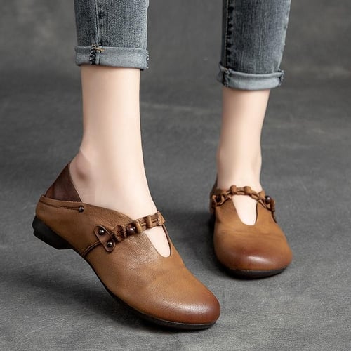 Pure leather footwear hot sale for women