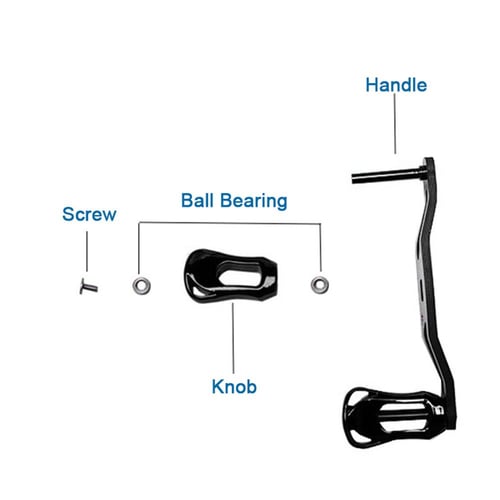 Fishing Reel Handle Anti-slip Knob Black/Golden/Blue - buy Fishing