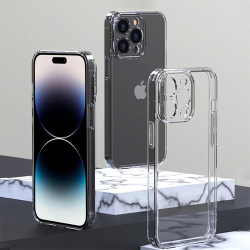 Clear Phone Case For iPhone 15 14 13 12 11 Pro Max Silicone Soft