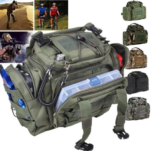 1pc Fishing Tackle Box, Multi-Functional Waist Bag For Lure Hook