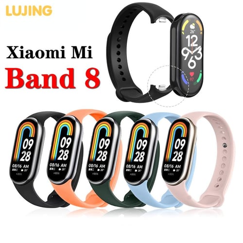 Xiaomi Mi Band 8 NFC Silicone Sport Strap With Quick Release Metal