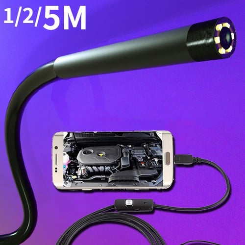 5.5Mm Usb Industrial Car Repair Endoscope Probe 1M Waterproof Camera Cable