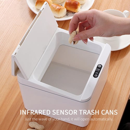 Smart Sensor Trash Can - Automatic Induction for Hands-free