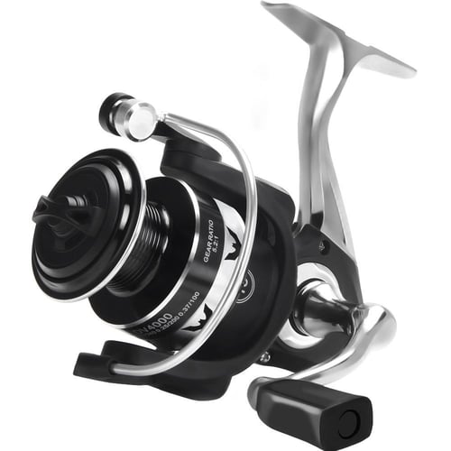  Fishing Reel Spinning Fishing Reel 2000-7000 Ultralight Max  Drag 15kg 5.2:1 Surfcasting Spinning Reel Saltwater Jigging Reels (Color :  Silver Grey, Size : 2000 Series) : Sports & Outdoors