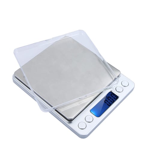 High Precision Scale 0.01G Electronic Portable Digital Gram Tool With 2  Tray