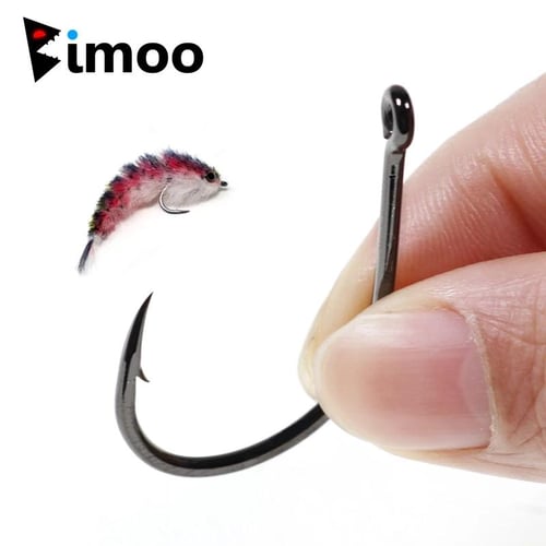 50Pcs/lot Fly Fishing Snap Hook Quick Change for Flies Hook Lures Fishing  Tool 