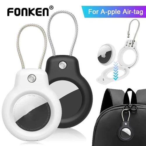 For Apple Air Tag Clear Case Cover Keychain AirTag Location Tracker Sleeve  Shell