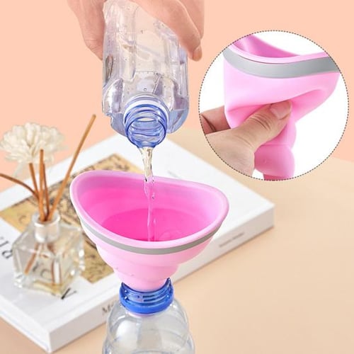 Women Urination Device Reusable Silicone Funnel Travel Camping
