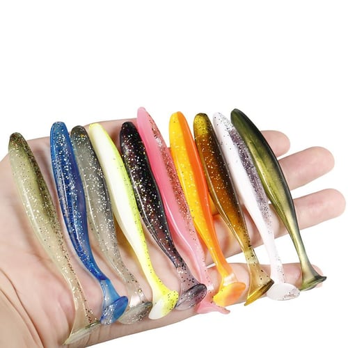 50pcs Fishing Lure Soft Two-color Smooth T-tail Artificial Bait Multi-color  Bionic Fake Bait Fishing - buy 50pcs Fishing Lure Soft Two-color Smooth  T-tail Artificial Bait Multi-color Bionic Fake Bait Fishing: prices,  reviews