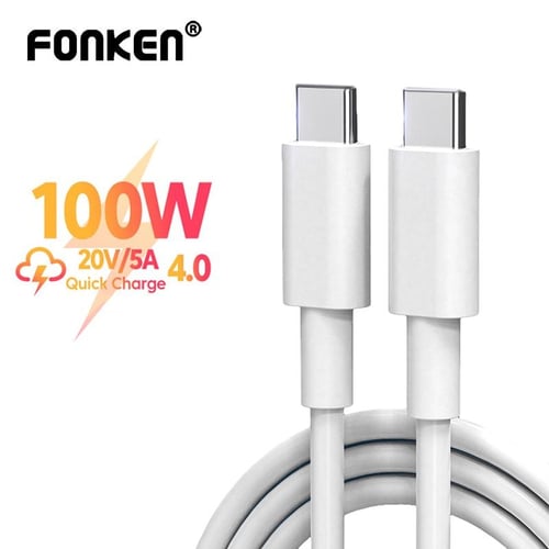 Cheap Fonken 240W 5A USB Type C Cable USB C Fast Charging Cord For