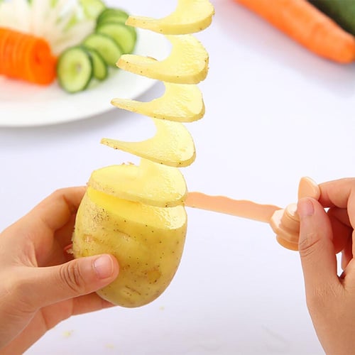 Plastic Potato Slicer Tomato Cutter Tool Shreadders Lemon Cutting Holder  Cooking Tools Kitchen Accessories