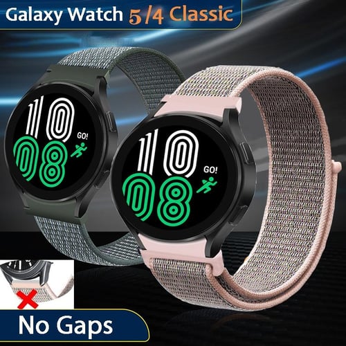 Stainless Steel Strap For Samsung Galaxy Watch 4 Classic 46mm 42mm/Watch 4  5 6 44mm 40mm/5 pro No Gaps Curved end Metal Bracelet