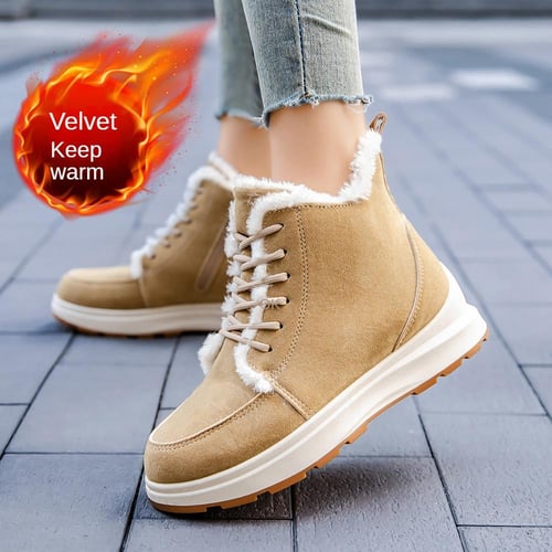 Ankle high winter on sale boots