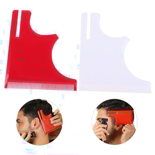 1Xmen Barber Hairline Template Stencil Guide Hair Beard Comb Lineup