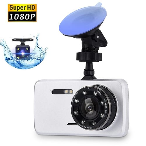 4.3 inch Dash Camera Car Camera Dvr Vehicle Dual Lens Rearview Mirror Auto  Dashcam Recorder Registrator Dash Cam In Car Full HD