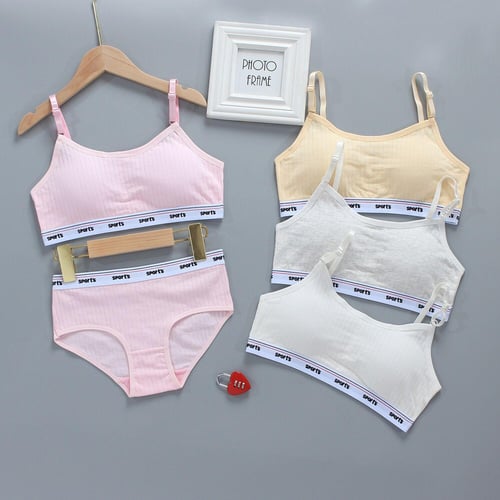 Girls Training Bras Young Girls Bra and Panties Sets Children Clothes 8  -14Years - buy Girls Training Bras Young Girls Bra and Panties Sets  Children Clothes 8 -14Years: prices, reviews
