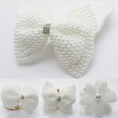 Girls white store hair accessories