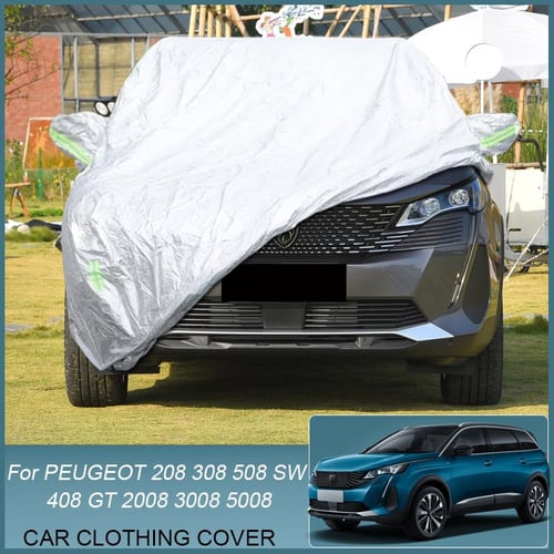 Large Black Indoor Car Cover Protector FOR PEUGEOT 508 SW 2010-2016