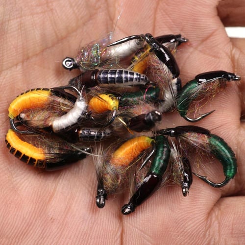 Kylebooker 4pcs Nymph Scud Fly for Trout Fishing Artificial Insect Bait Lure  Realistic Fly Tying Worm Fishing Lure - buy Kylebooker 4pcs Nymph Scud Fly  for Trout Fishing Artificial Insect Bait Lure