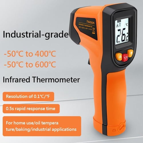 Industrial Handheld Pyrometer Meter Digital Temperature Gun IR