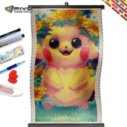 Pokemon Diamond Painting Pikachu Watercolors Full Drill 5D Cartoon Mosaic  Embroidery Art Kit Rhinestones DIY Home Decor