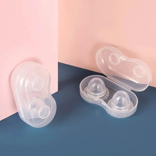 1set Silicone Nipple Protectors Feeding Mothers Nipple Protection