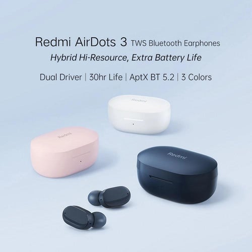 Xiaomi Redmi AirDots 3 Bluetooth 5.2 APTX Adaptive Wireless