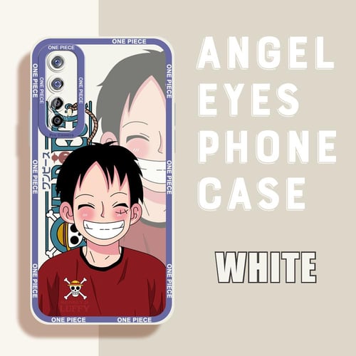 Cartoon Luffy Anime Square Frame Phone Case for iPhone 13 Pro 12 mini 11 6  6s 7 8 Plus Samusng Vivo Soft TPU Shockproof Cellphone Back Cover Cases -  buy Cartoon Luffy