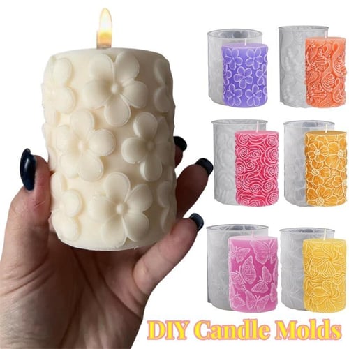 Cube Shape Bubble Heart Candle Mold Silicone Candles - Candle Mold  Chocolate Mold - Resin Mold - Silicone Mold 8*8*7cm