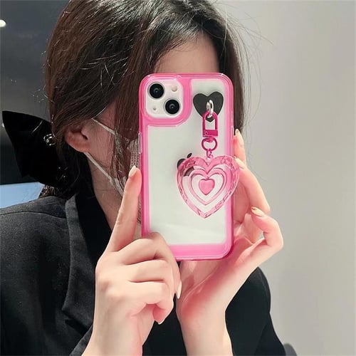 Pink Hearts Phone Case Tough Phone Case iPhone 13 Case 
