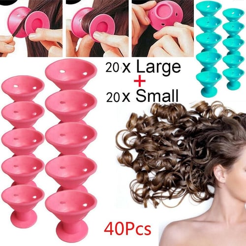 Silicone store hair curler