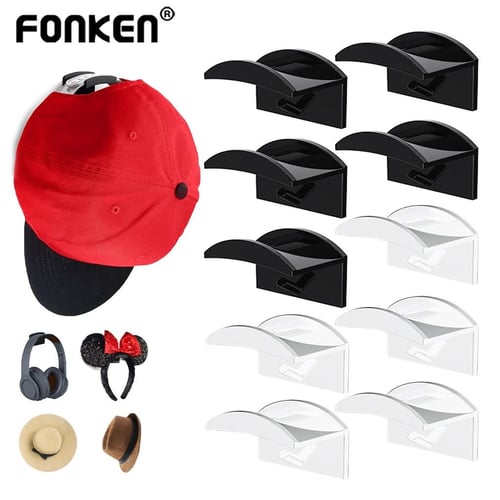 5/10PCS Adhesive Hat Hooks For Wall Hat Holder Organizer For