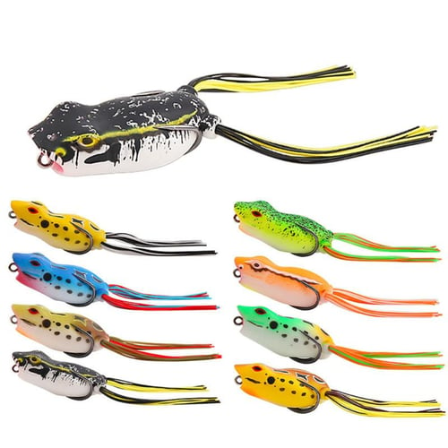 Simulated Frog Bait Topwater Fishing Crankbait Lures Artificial