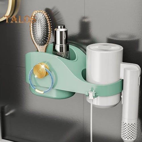 Hair Dryer Rack Punch Free Store Detachable Useful Wall Mounted Bathroom  Storage Holder Home Supplies - buy Hair Dryer Rack Punch Free Store  Detachable Useful Wall Mounted Bathroom Storage Holder Home Supplies