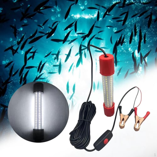Underwater Fish Finder Lamp 12V 13W LED Submersible Fishing Light