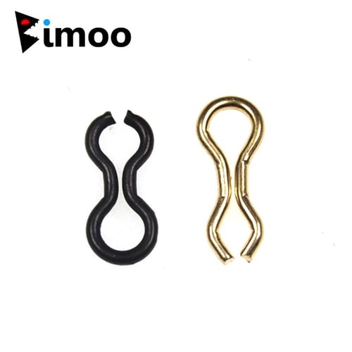 Bimoo 50pcs Splay Ring Shape Brass Sinker Eyes DO IT Mould Loops