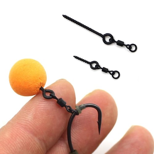 Fishing Boilies Bait Screw Hook Stops Beads Ronnie Rig Terminal Tackle  Outdoor Carp Fishing Tackle Tool Equipment
