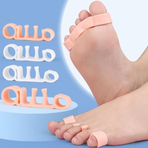 Silicone Toe Separators Straightener Toe Corrector Spacer Spreader  Stretchers for Bunion Hammer Toes Toe Correction