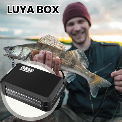 Fishing Lure Storage Box with Multi-compartment Adjustable Design