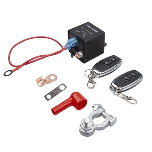 Remote Battery Disconnect Switch Kit 200A 12V Remote Control Intelligent Cut  Off Switch Anti-Theft Prevent Battery Drain - buy Remote Battery Disconnect  Switch Kit 200A 12V Remote Control Intelligent Cut Off Switch